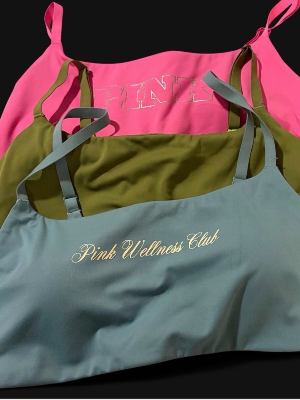 Victoria Secrets Pink Sports Bra Bundle of 3